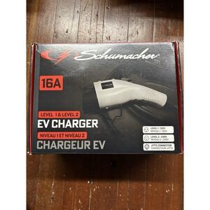 Schumacher 16A Level 1 & 2 EV Charger Model SC1455 ~ 28 ft Cord Open Box